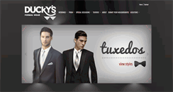 Desktop Screenshot of duckysformalwear.com